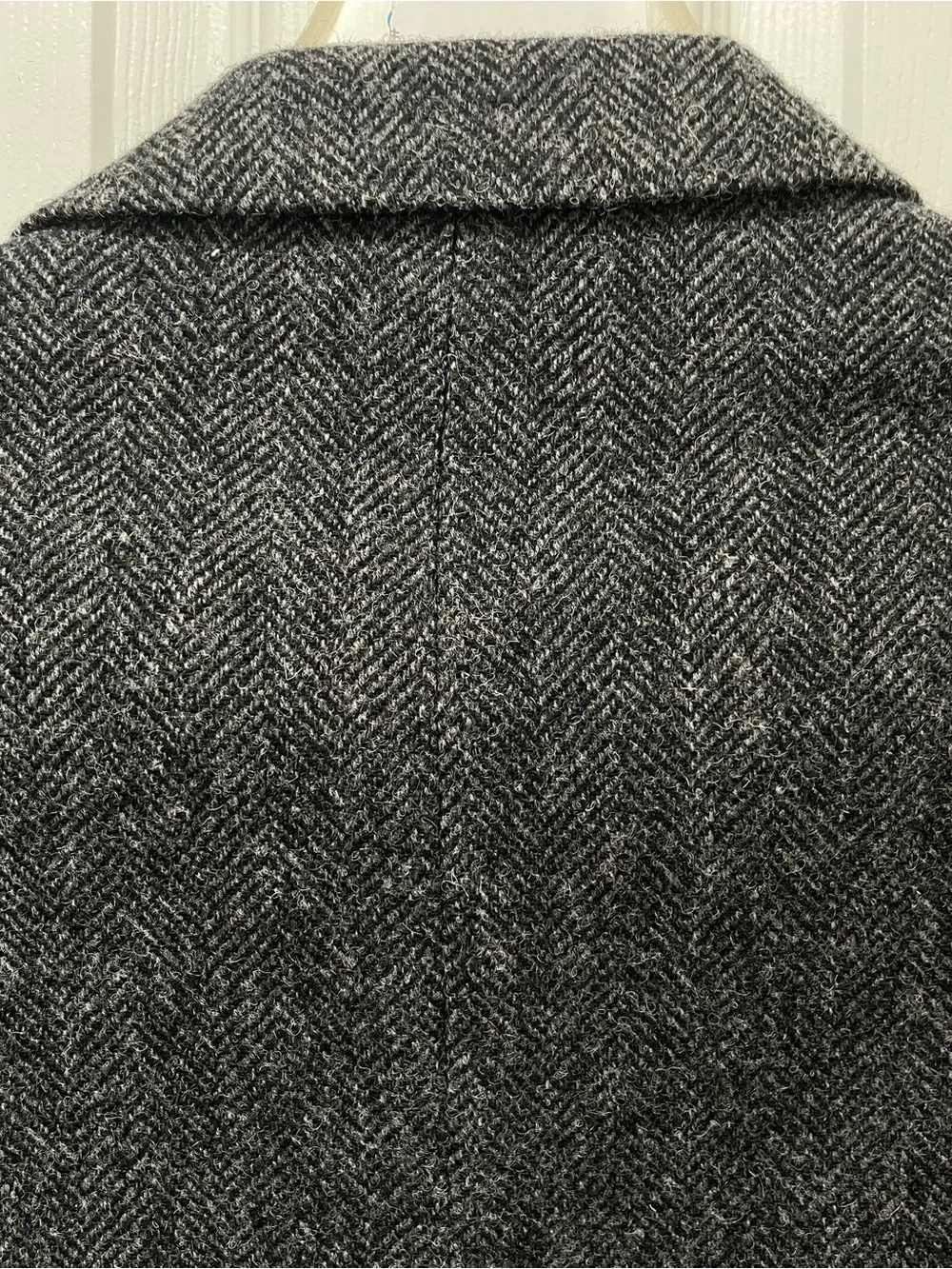 J Crew Charcoal Black Herringbone English Wool Ludlow Jacket Yorkshire Tweed 40R